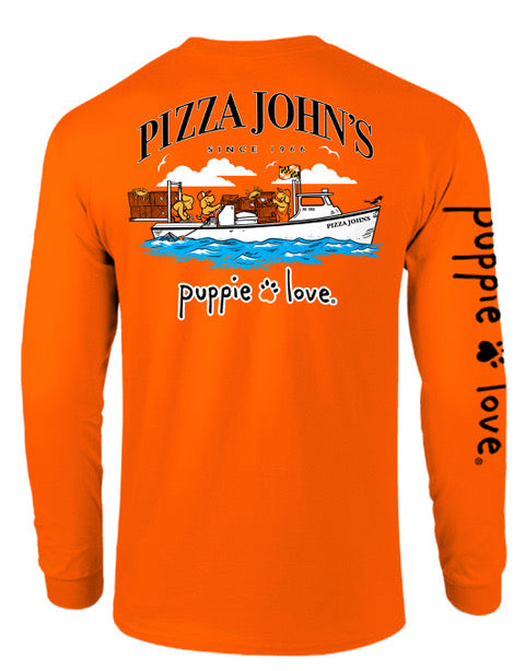 Orange Crab Boat Long Sleeve