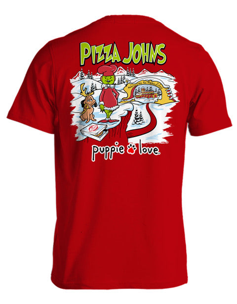 Pizza Grinch Limited Edition Christmas Short Sleeve