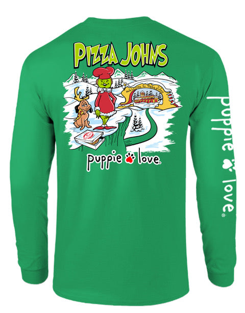 Pizza Grinch Limited Edition Christmas Long Sleeve